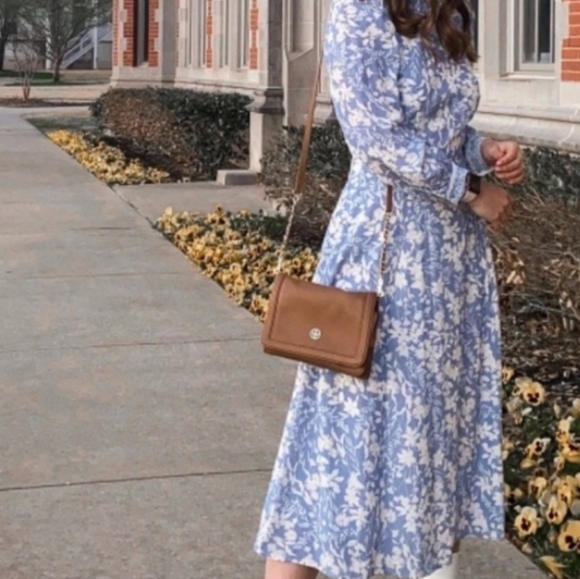 ANTONIO MELANI Born On Fifth Alizee Blue Floral Dress - Picture 4 of 14